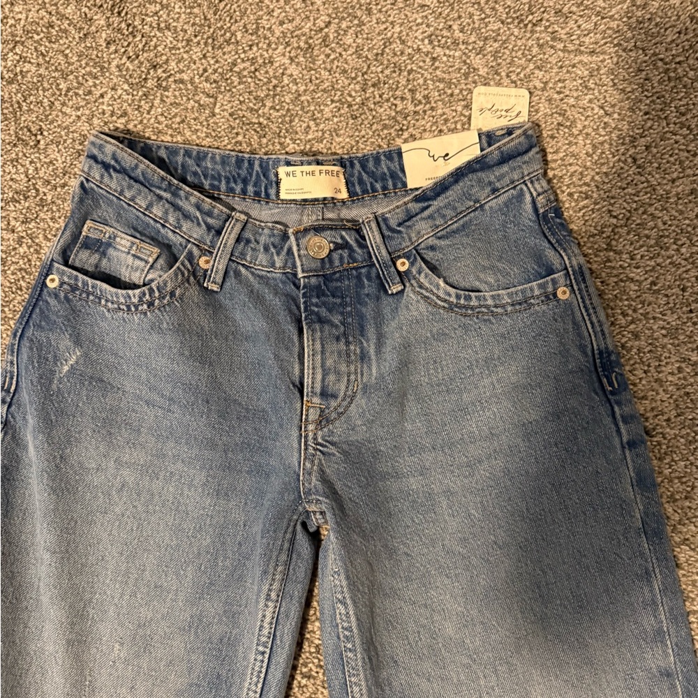 We The Free Light Blue Denim Pants
